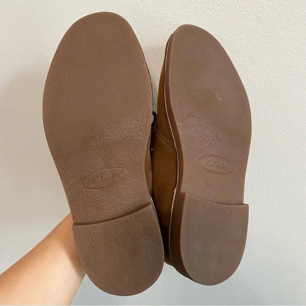 Clarks Men's Bushacre 2 Leather Chukka Boots Size 9.5